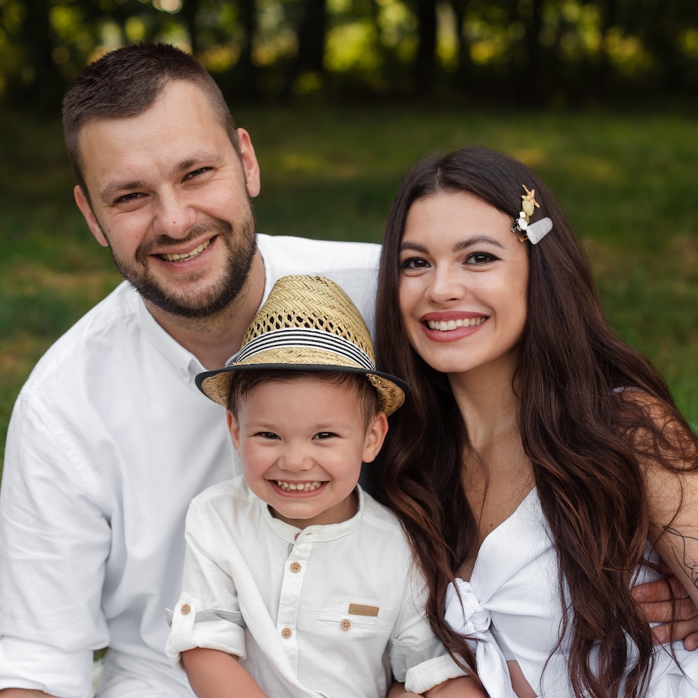 En famille au parc